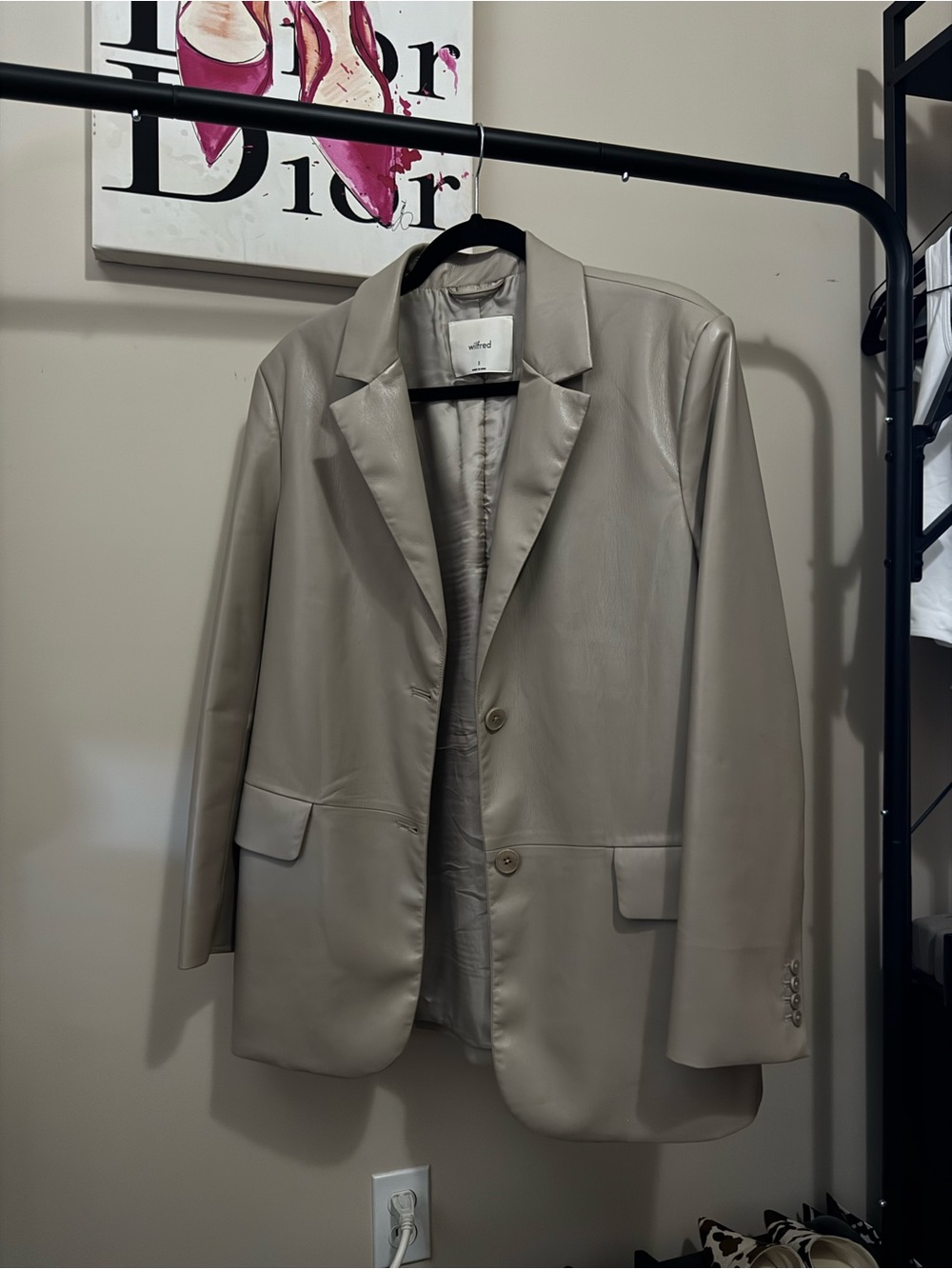 Wilfred Vegan Leather Blazer